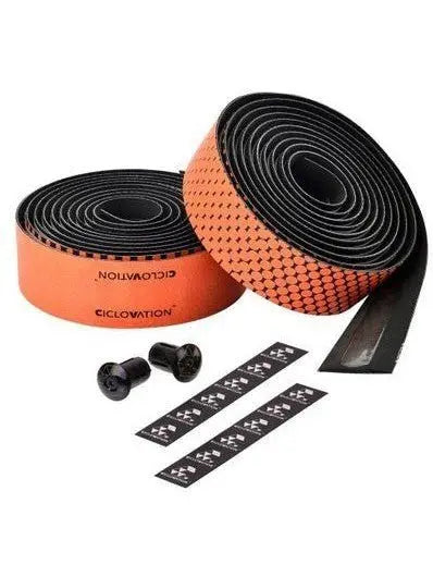 Load image into Gallery viewer, CICLOVATION BARTAPE | LEATHER TOUCH FUSION - ORANGE - MADOVERBIKING