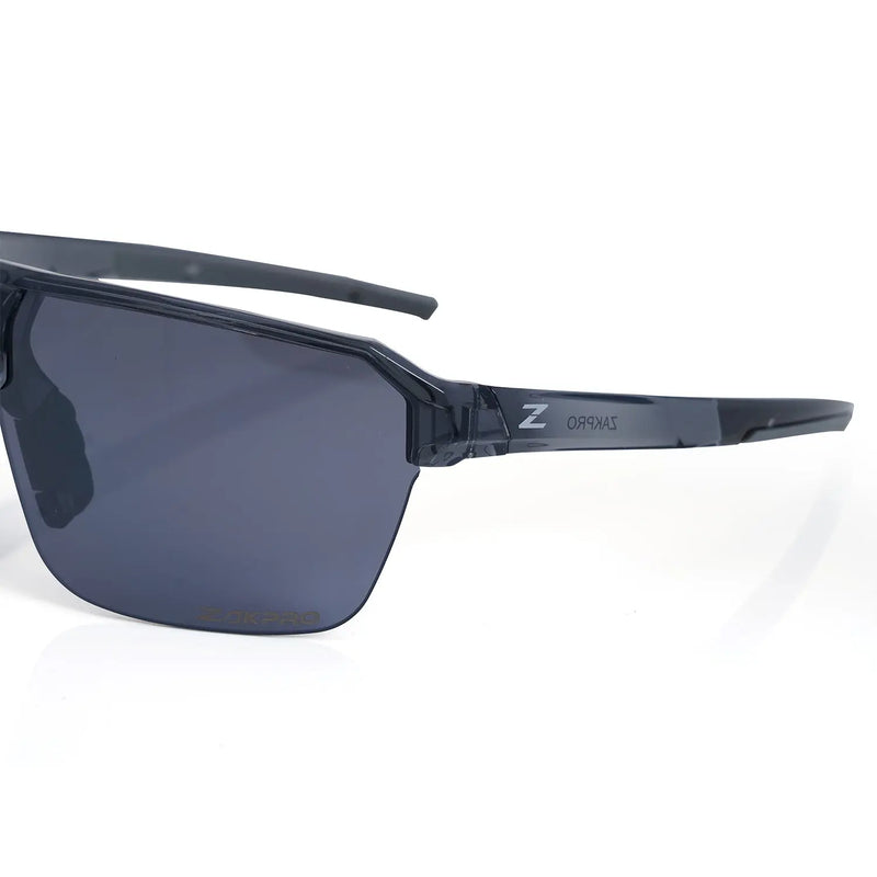Load image into Gallery viewer, ZAKPRO SUNGLASSES | GRIZZ - TR90, UV400 PROTECTION, OLEOPHOBIC COATING (GREY) - MADOVERBIKING