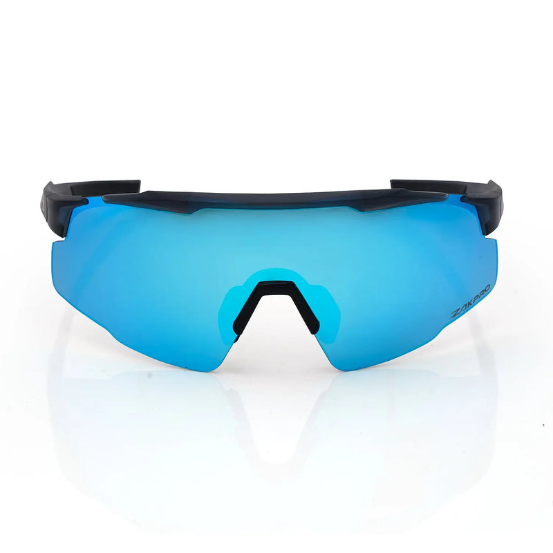 Load image into Gallery viewer, ZAKPRO SUNGLASSES | SKYTRIX-B - TR90, UV400 PROTECTION, ANTI-FOG, MULTIPLE LENSES (GREY) - MADOVERBIKING