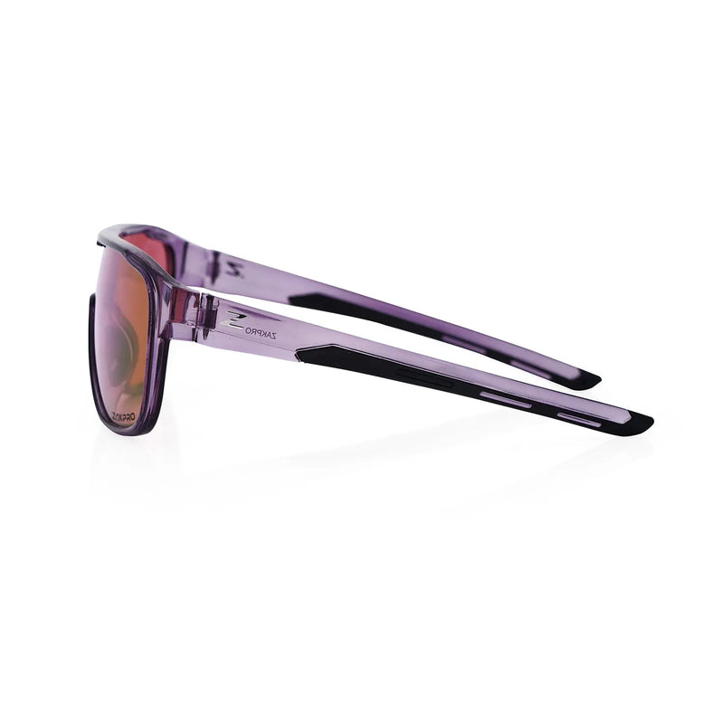 Load image into Gallery viewer, ZAKPRO SUNGLASSES | V-GLINT - TR90, UV400 PROTECTION, OLEOPHOBIC COATING (PURPLE) - MADOVERBIKING