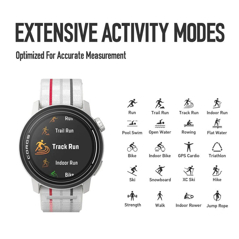 Load image into Gallery viewer, GPS Smartwatch | PACE 3 - Nylon Band (Chalk) - MADOVERBIKING - COROS