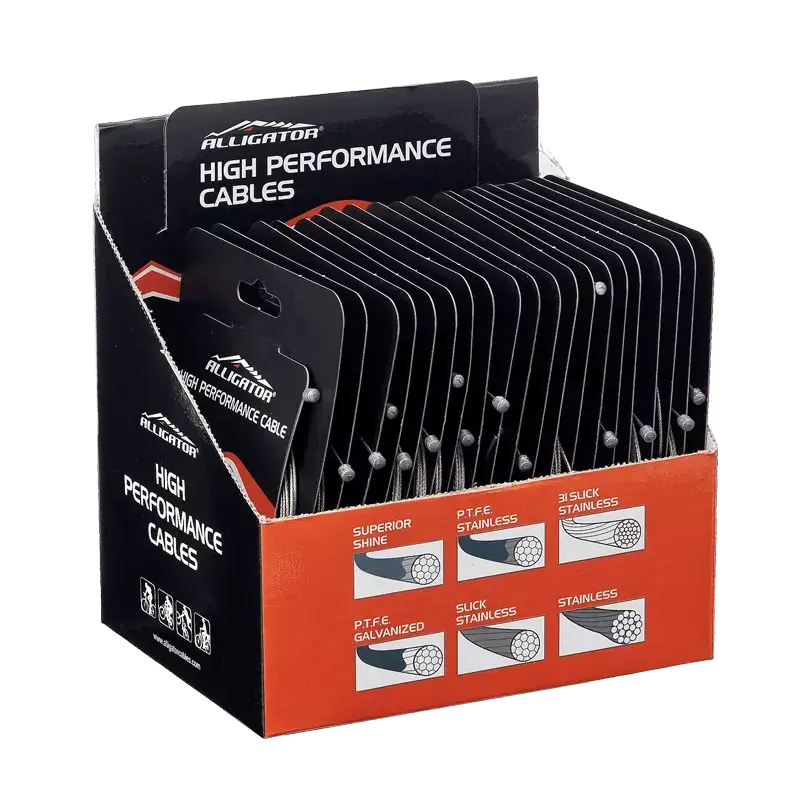 Load image into Gallery viewer, ALLIGATOR GEAR INNER CABLE FOR SRAM/SHIMANO | GALVANIZED | BOX - 100PCS