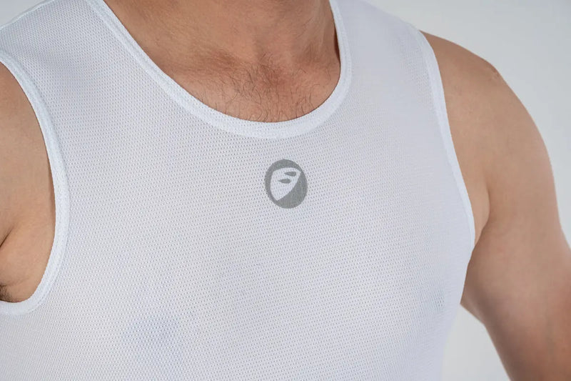 Load image into Gallery viewer, APACE CYCLING BASELAYER | MESH COOLING | WHITE | UNISEX