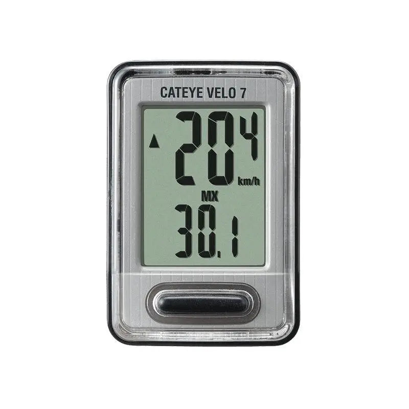 Load image into Gallery viewer, Cateye Velo-7 Cyclocomputer (Black)