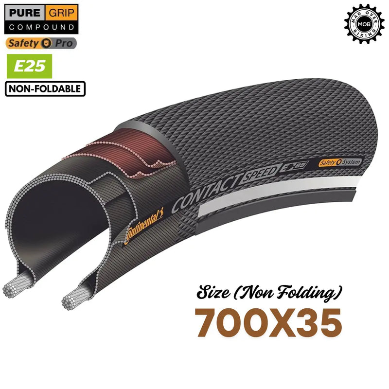 Load image into Gallery viewer, Hybrid/Gravel/Bike Tire | CONTACT SERIES 700C - Non Folding - MADOVERBIKINGĀ -Ā Continental