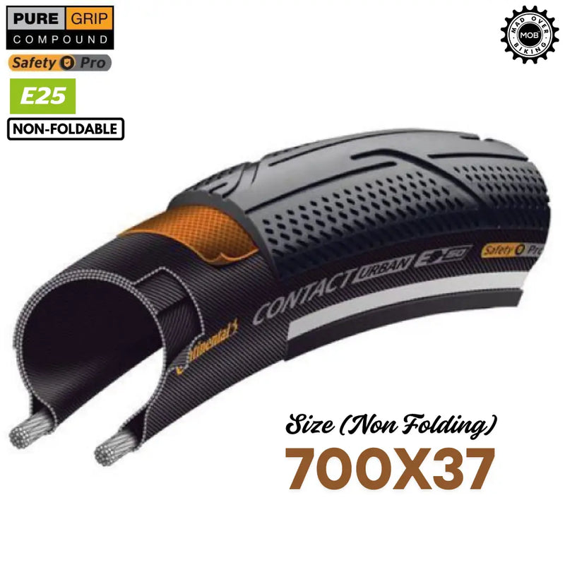 Load image into Gallery viewer, Hybrid/Gravel/Bike Tire | CONTACT SERIES 700C - Non Folding - MADOVERBIKINGĀ -Ā Continental
