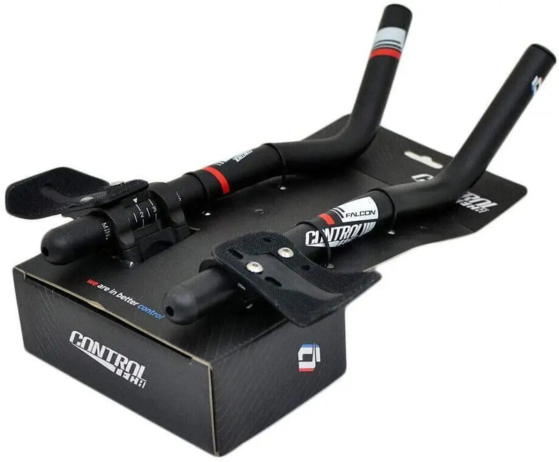Load image into Gallery viewer, Controltech Falcon Tri Alloy Extension Clip-On Bar - J-Bend