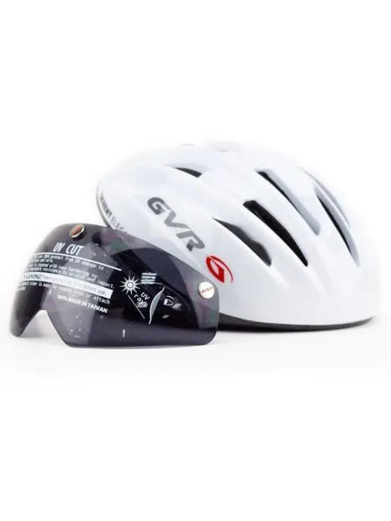 Load image into Gallery viewer, Gvr Solid Adult Road Cycling Helmet (White)