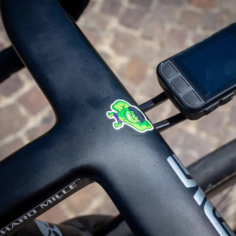 Load image into Gallery viewer, HULK Power Stem Sticker | UV DTF Waterproof Cycling Decal (Tadej Pogačar Style)