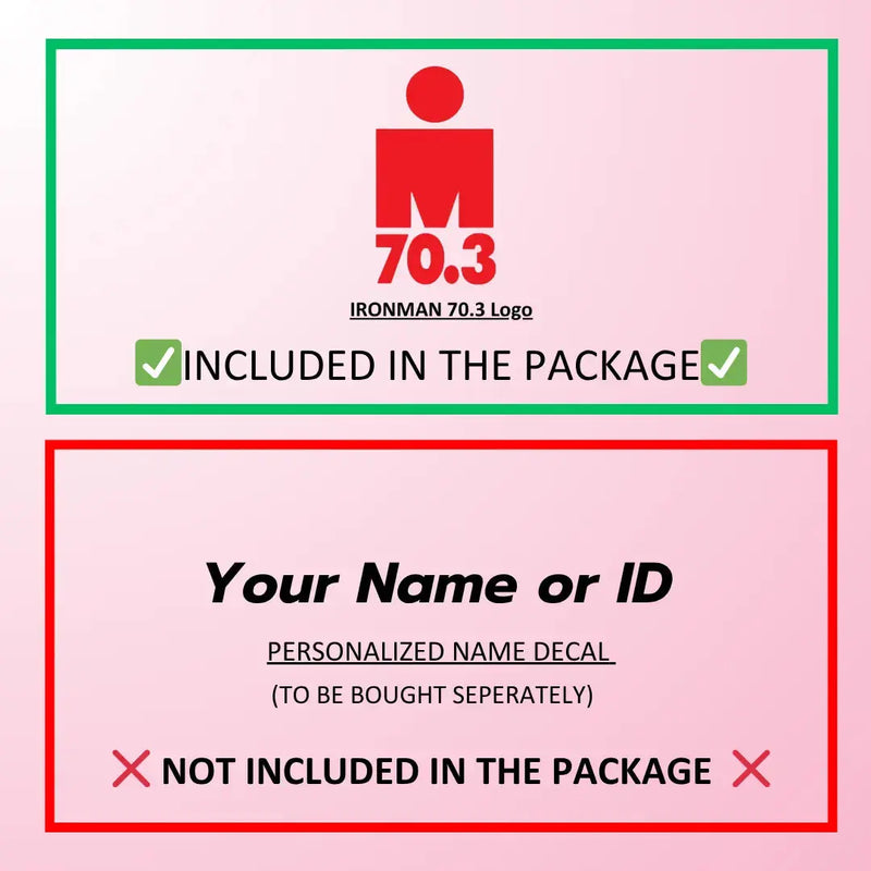 Load image into Gallery viewer, IRONMAN 70.3 Logo Decal Sticker (1 pcs) - (1 in x 0.5 in)