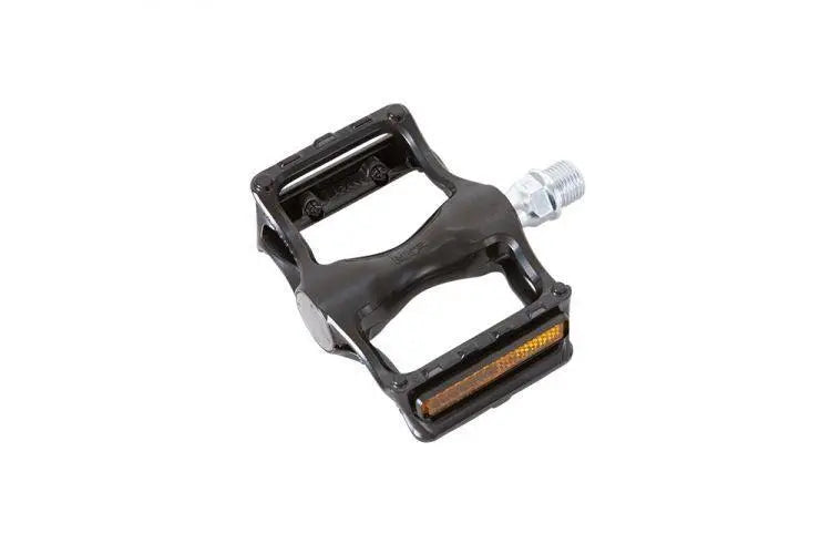 Load image into Gallery viewer, MKS Seahorse Pedals With Reflector (Black)