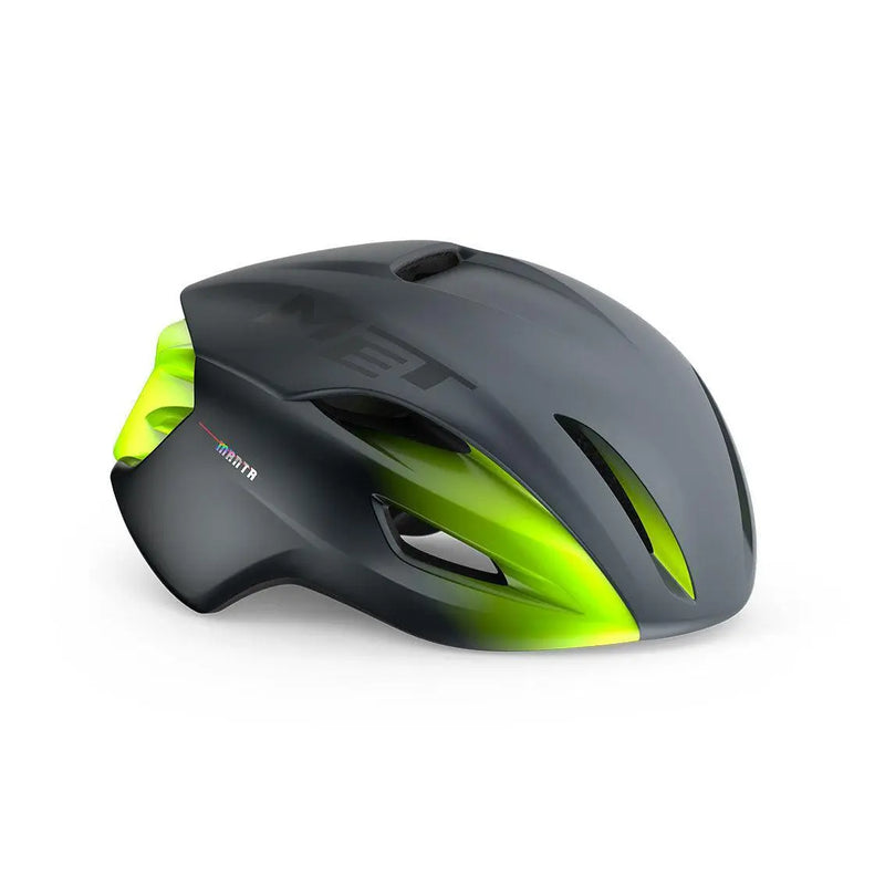 Load image into Gallery viewer, Met Manta Mips Aero Road Cycling Helmet (Gray/Fluo Yellow/Matt Glossy)