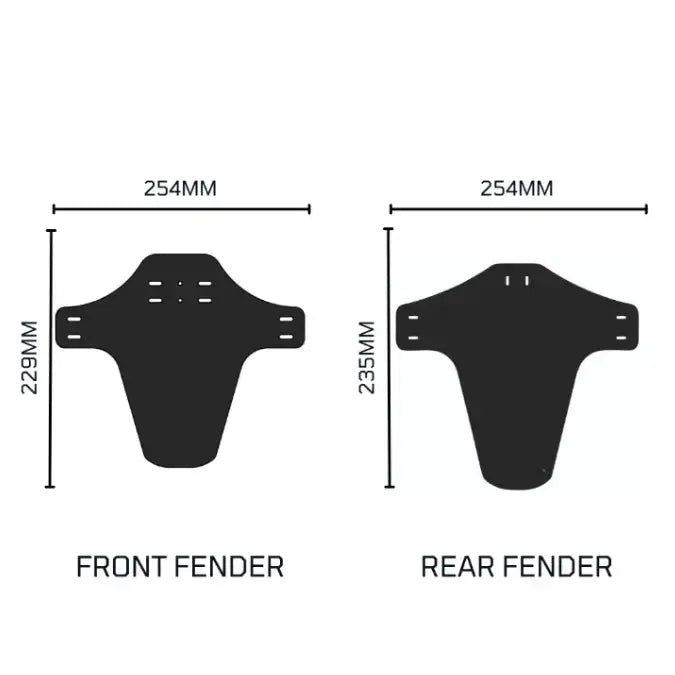 Load image into Gallery viewer, NAC FENDER KIT | D-FENDER SHORT ENDURO FENDER KIT FOR MTBs