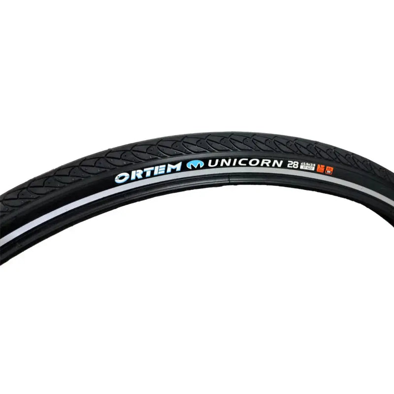 Load image into Gallery viewer, ORTEM UNICORN 60TPI TYRE WITH 5MM PUNCTURE PROTECTION - REFLECTIVE BEAD | (700 / ERTO 622)