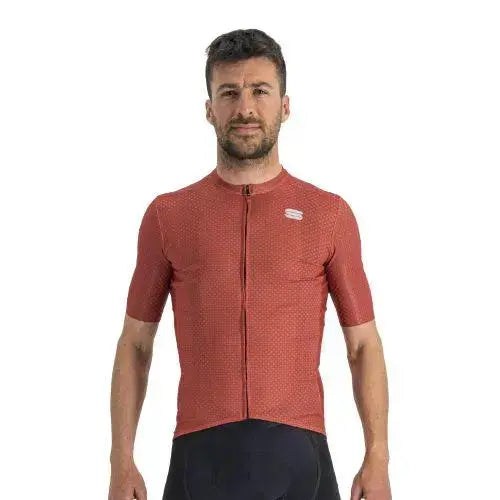 Load image into Gallery viewer, Sportful Checkmate Mens Cycling Jersey (Chilli Red Malives)