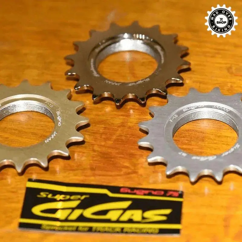 Load image into Gallery viewer, SUGINO TRACK COGS | GIGAS - ALLOY SILVER