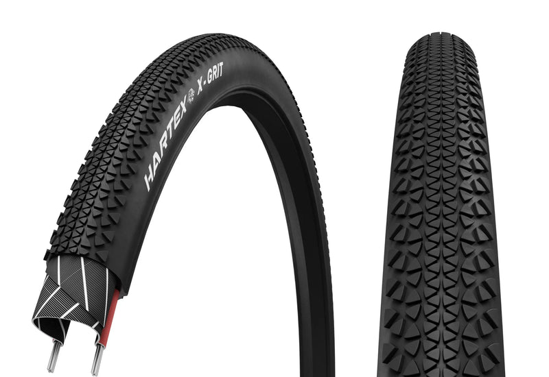 Load image into Gallery viewer, HARTEX GRAVEL TIRE | X-GRIT – 700c – 60TPI, TUBELESS READY