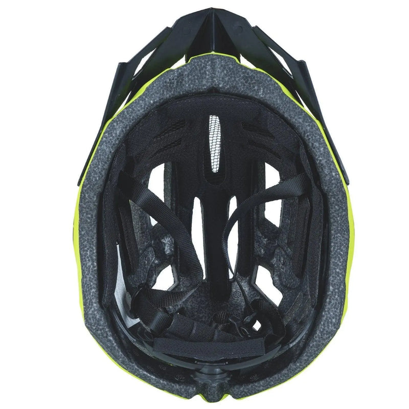 Load image into Gallery viewer, ZAKPRO MTB Inmold Cycling Helmet with Rear LED Flicker Lights - Uphill (SeriesFluorescent Green)