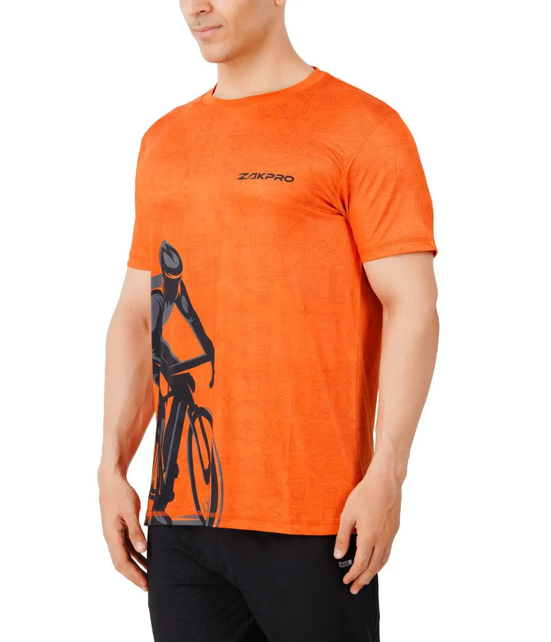 Load image into Gallery viewer, ZAKPRO Men Sports Tees (Ride-O-Range)