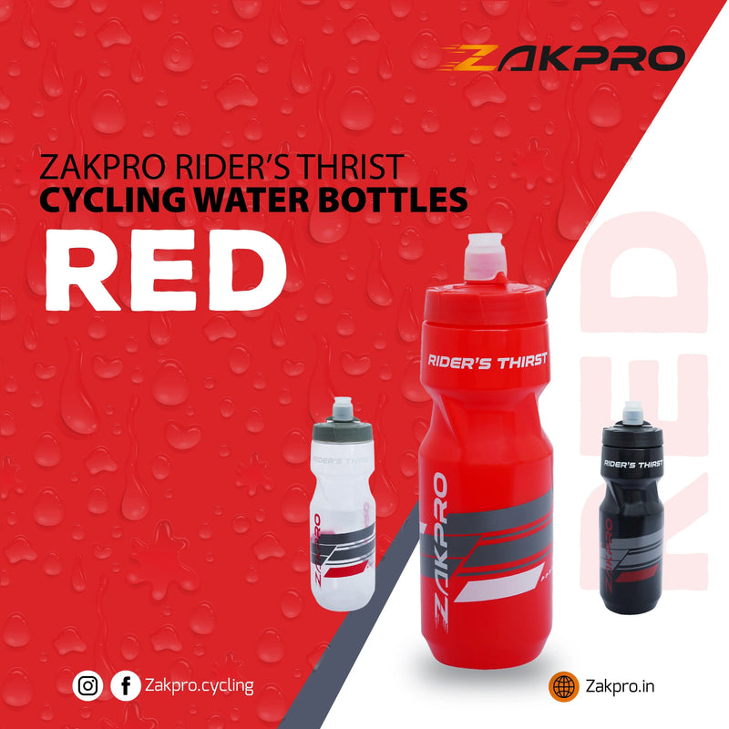 Load image into Gallery viewer, ZAKPRO Rider's Thirst Cycling Sports Water Bottles