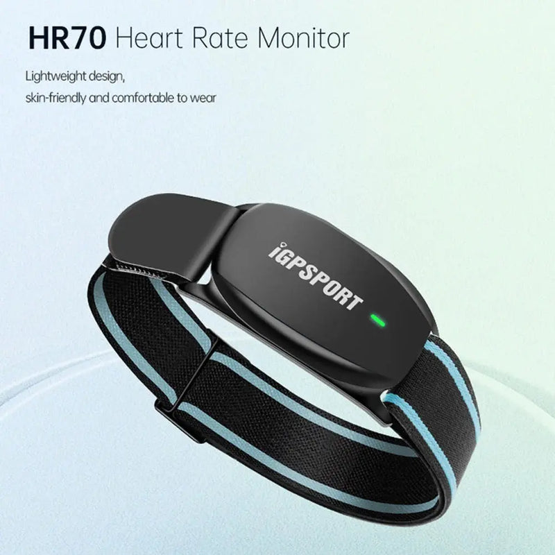 Load image into Gallery viewer, iGPSPORT HEART RATE SENSOR | HR70 - ANT+ & BLUETOOTH, WATERPROOF, COMPATIBLE WITH CYCLO-COMPUTERS, INDOOR TRAINERS, ANDROID & IPHONES - MADOVERBIKING