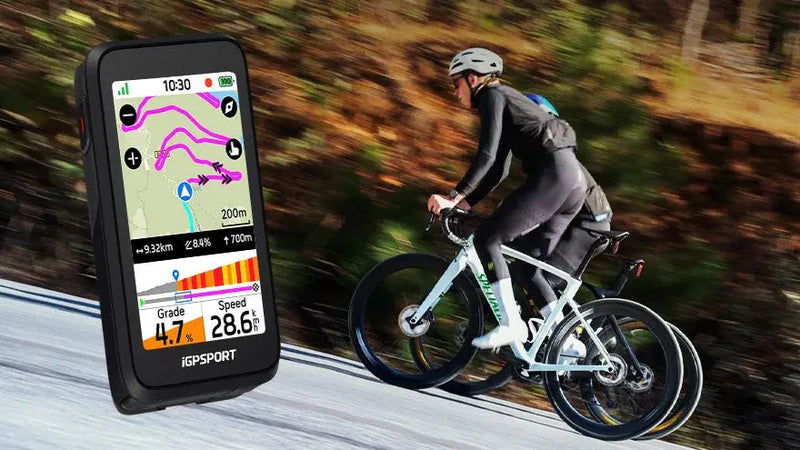Load image into Gallery viewer, iGPSPORT BINAVI AIR | GPS BIKE NAVIGATOR & COMPUTER - 30H BATTERY, 3" COLOR DISPLAY, 77G ULTRA LIGHTWEGHT - MADOVERBIKING