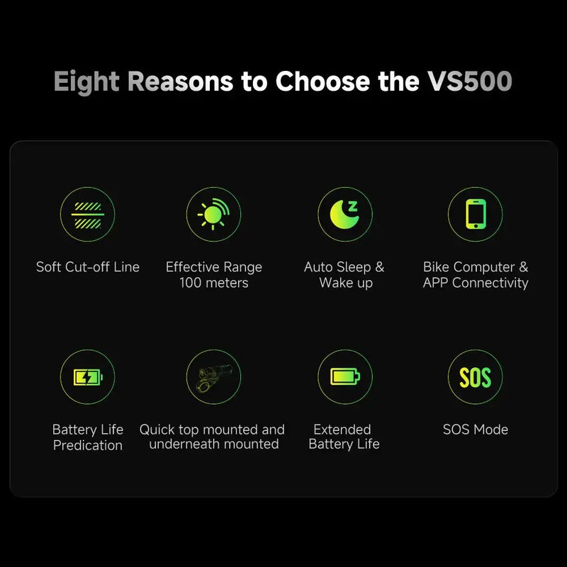 Load image into Gallery viewer, IGPSPORTS Smart Light VS500 IGPSPORT MADOVERBIKING