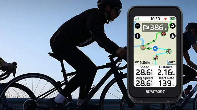 Load image into Gallery viewer, iGPSPORT BINAVI AIR | GPS BIKE NAVIGATOR & COMPUTER - 30H BATTERY, 3" COLOR DISPLAY, 77G ULTRA LIGHTWEGHT - MADOVERBIKING