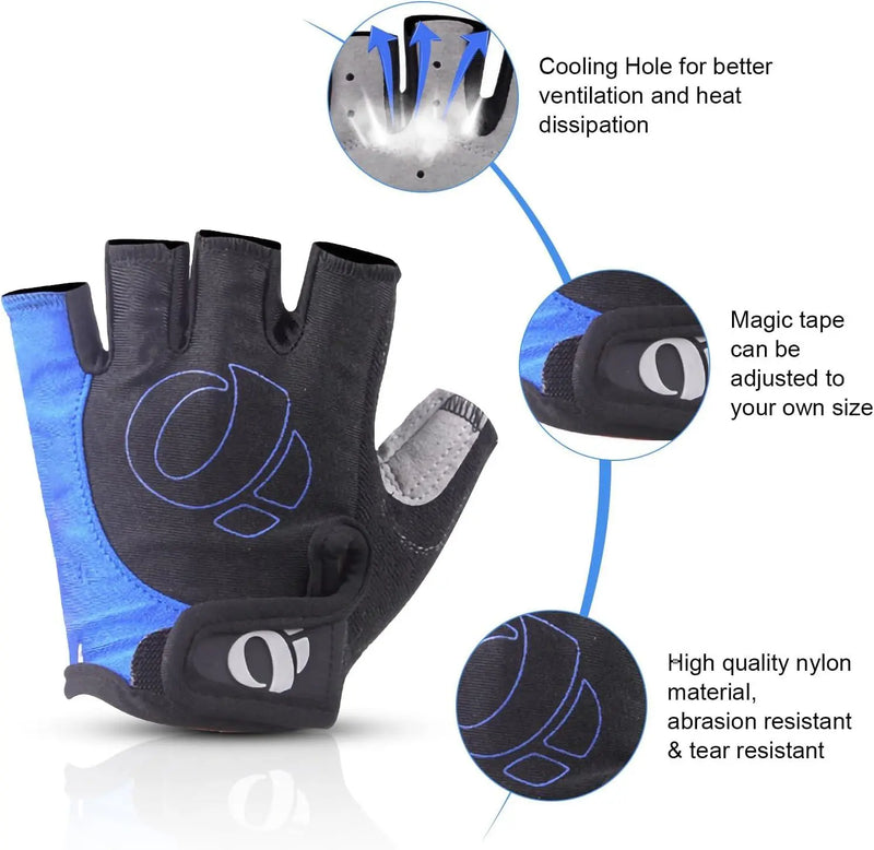 Load image into Gallery viewer, Pearl Izumi Half Finger Riding Gloves Sweat Absorbing Heat Dissipation Nylon Gloves