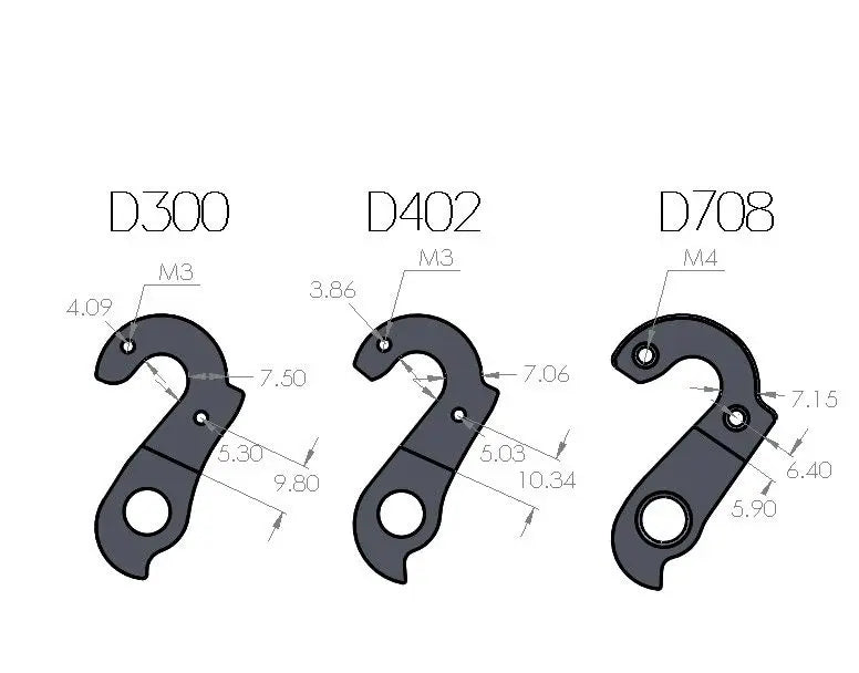 Load image into Gallery viewer, PILO DERAILLEUR HANGER FOR CARRERA, WILIER | GH-D402 - MADOVERBIKING