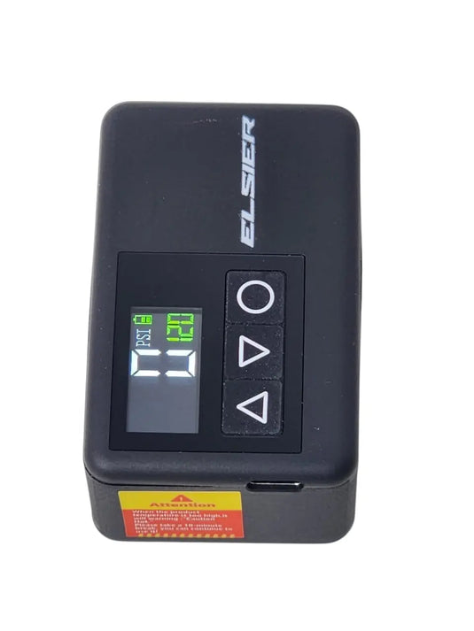 Portable Electric Pump | ELSIER - 120 psi, Rechargeable, Presta/Schrader Compatible - MADOVERBIKING -  MADOVERBIKING