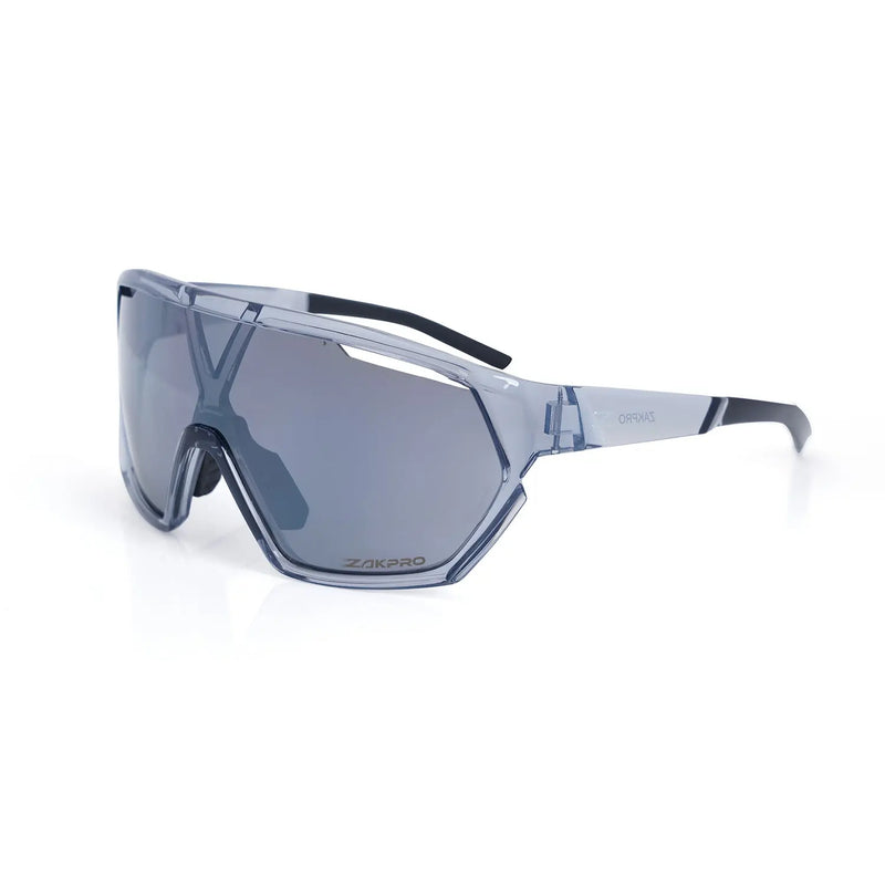 Load image into Gallery viewer, ZAKPRO SUNGLASSES | VOLTRIX - TR90, UV400 PROTECTION, OLEOPHOBIC COATING (GREY) - MADOVERBIKING
