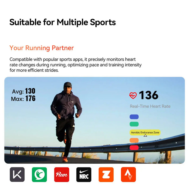 Load image into Gallery viewer, Heart Rate Sensor - HR50 | ANT+ &amp; Bluetooth, Waterproof, Compatible with Cyclo-Computers, Indoor Trainers, Android &amp; Iphones - MADOVERBIKING -  iGPSPORT
