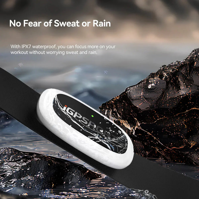 Load image into Gallery viewer, Heart Rate Sensor - HR50 | ANT+ &amp; Bluetooth, Waterproof, Compatible with Cyclo-Computers, Indoor Trainers, Android &amp; Iphones - MADOVERBIKING -  iGPSPORT

