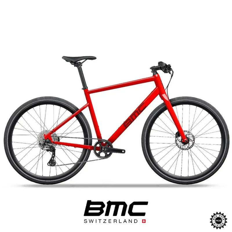 Load image into Gallery viewer, Alpenchallenge AL FOUR - Shimano Deore 11 Speed Hybrid Bike (Red/Black) - MADOVERBIKING -  BMC
