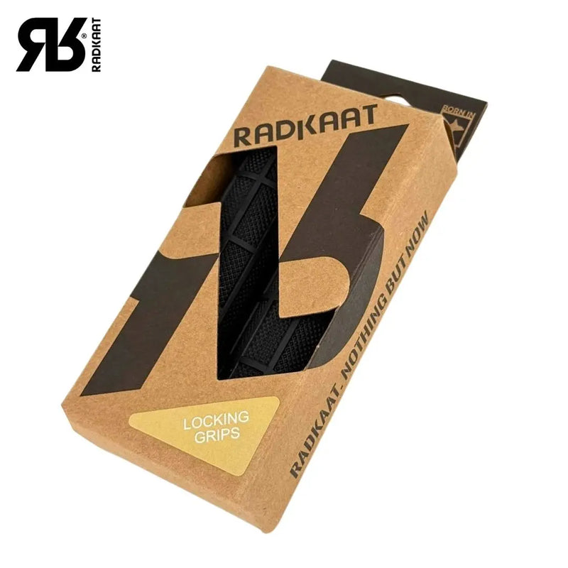 Load image into Gallery viewer, RADKAAT HANDLEBAR GRIPS | RUBBER LOCKING - 22.2x130MM - MADOVERBIKING
