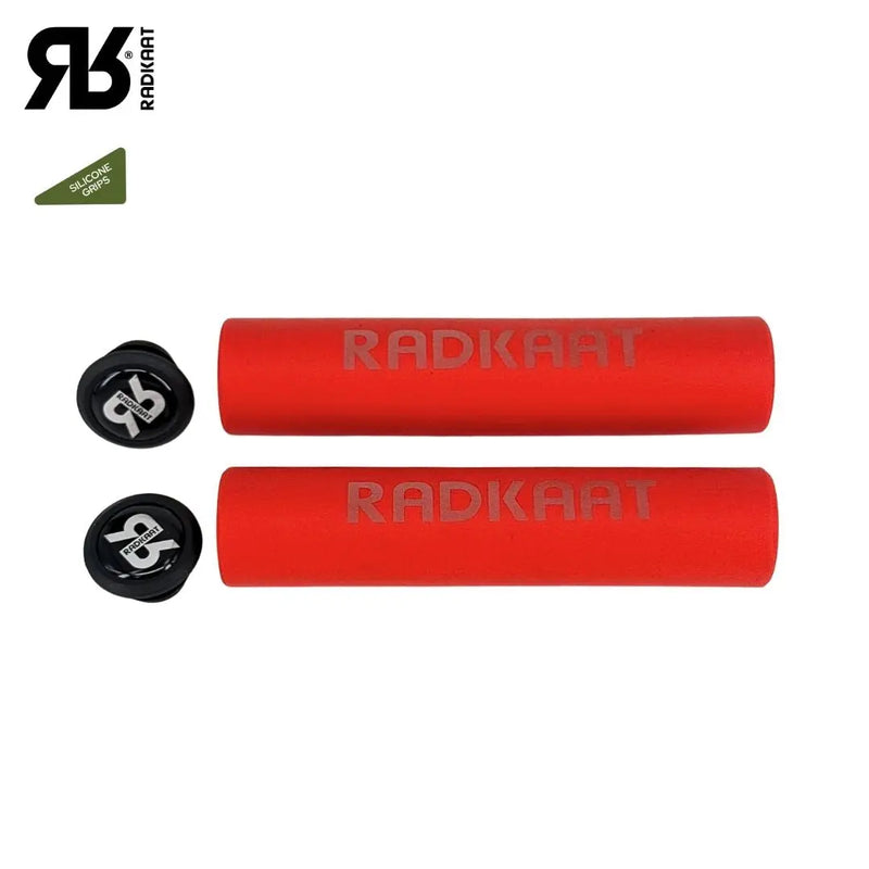 Load image into Gallery viewer, RADKAAT HANDLEBAR GRIPS | SILICONE RACE - 22.2x130MM - MADOVERBIKING
