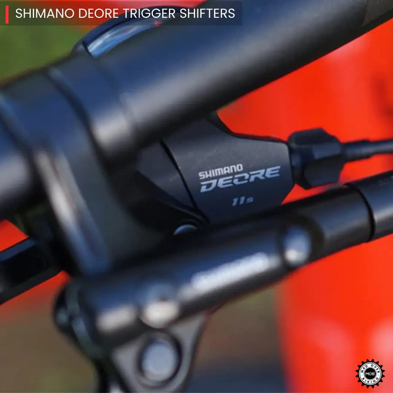 Load image into Gallery viewer, Alpenchallenge AL FOUR - Shimano Deore 11 Speed Hybrid Bike (Red/Black) - MADOVERBIKING -  BMC

