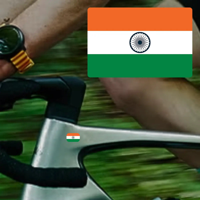Load image into Gallery viewer, INDIAN FLAG STICKER DECAL | UV DTF, WATERPROOF
