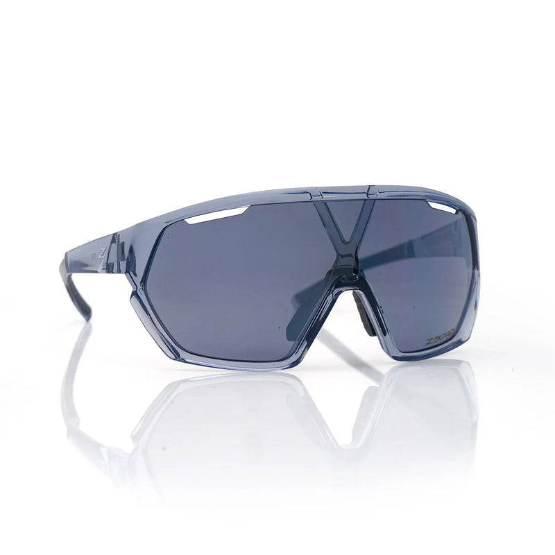 Load image into Gallery viewer, ZAKPRO SUNGLASSES | VOLTRIX - TR90, UV400 PROTECTION, OLEOPHOBIC COATING (GREY) - MADOVERBIKING
