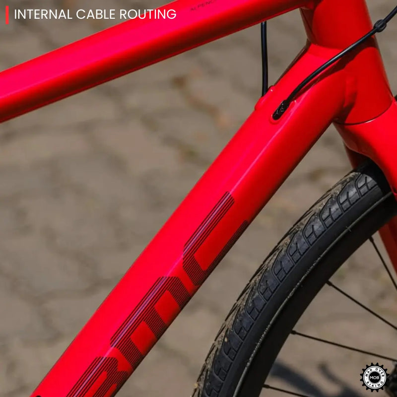 Load image into Gallery viewer, Alpenchallenge AL FOUR - Shimano Deore 11 Speed Hybrid Bike (Red/Black) - MADOVERBIKING -  BMC
