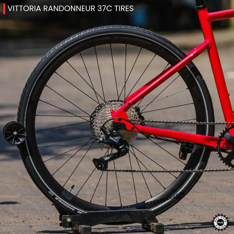 Load image into Gallery viewer, Alpenchallenge AL FOUR - Shimano Deore 11 Speed Hybrid Bike (Red/Black) - MADOVERBIKING -  BMC
