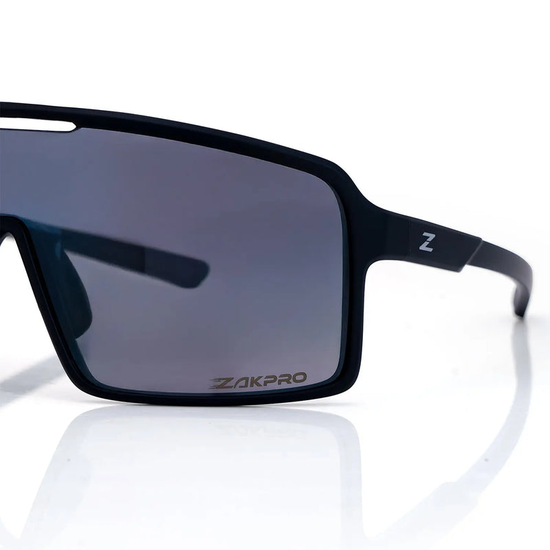 Load image into Gallery viewer, ZAKPRO SUNGLASSES | Z-SWAY - TR90, UV400 PROTECTION, OLEOPHOBIC COATING (BLACK) - MADOVERBIKING
