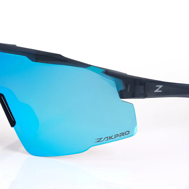 Load image into Gallery viewer, ZAKPRO SUNGLASSES | SKYTRIX-B - TR90, UV400 PROTECTION, ANTI-FOG, MULTIPLE LENSES (GREY) - MADOVERBIKING
