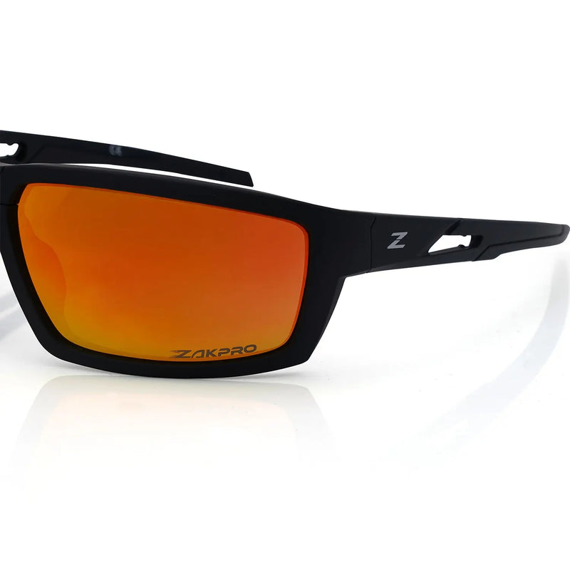 Load image into Gallery viewer, ZAKPRO SUNGLASSES | AXERION - TR90, UV400 PROTECTION, MULTIPLE LENSES (BLACK) - MADOVERBIKING
