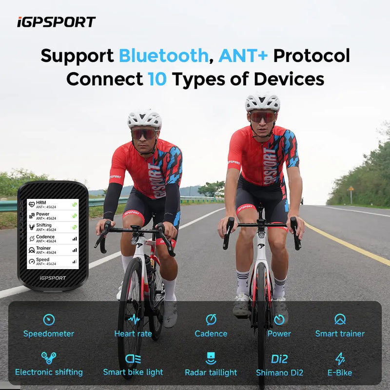 Load image into Gallery viewer, GPS Bike Computer - BSC300T | 2.4" Color Display, Type-C, IPX7, Offline Routes and More - MADOVERBIKING -  iGPSPORT
