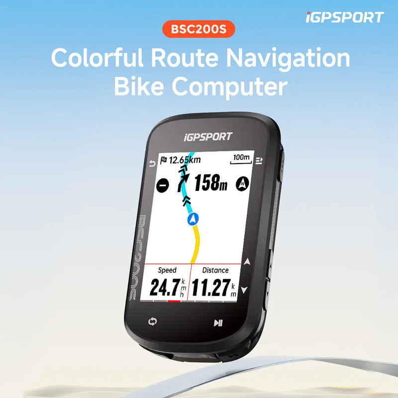 Load image into Gallery viewer, GPS Bike Computer - BSC200S | Type-C, 25H Battery, Power Meter, Di2 and Navigation Support - MADOVERBIKING -  iGPSPORT
