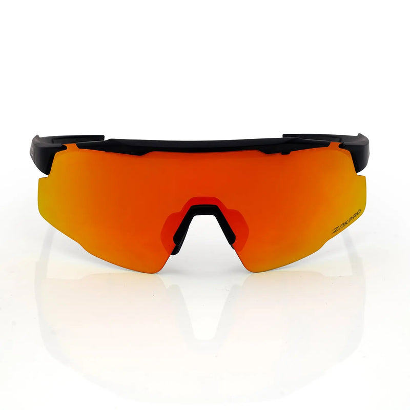 Load image into Gallery viewer, ZAKPRO SUNGLASSES | SKYTRIX-R - TR90, UV400 PROTECTION, ANTI-FOG, MULTIPLE LENSES (BLACK) - MADOVERBIKING
