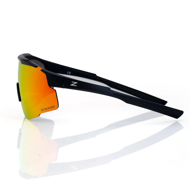 Load image into Gallery viewer, ZAKPRO SUNGLASSES | SKYTRIX-R - TR90, UV400 PROTECTION, ANTI-FOG, MULTIPLE LENSES (BLACK) - MADOVERBIKING
