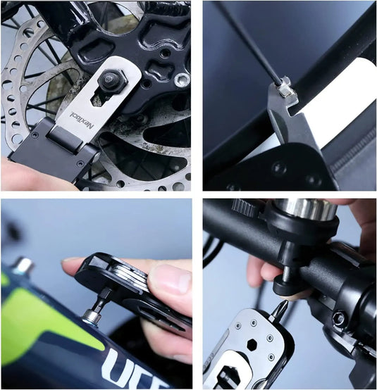 Multi Tool-Kit | NEXTOOL SLIM - Pocket-Sized, Lightweight - Screw Drivers, 3-6mm Hex Keys, Flat & Spoke Wrenches - MADOVERBIKING
